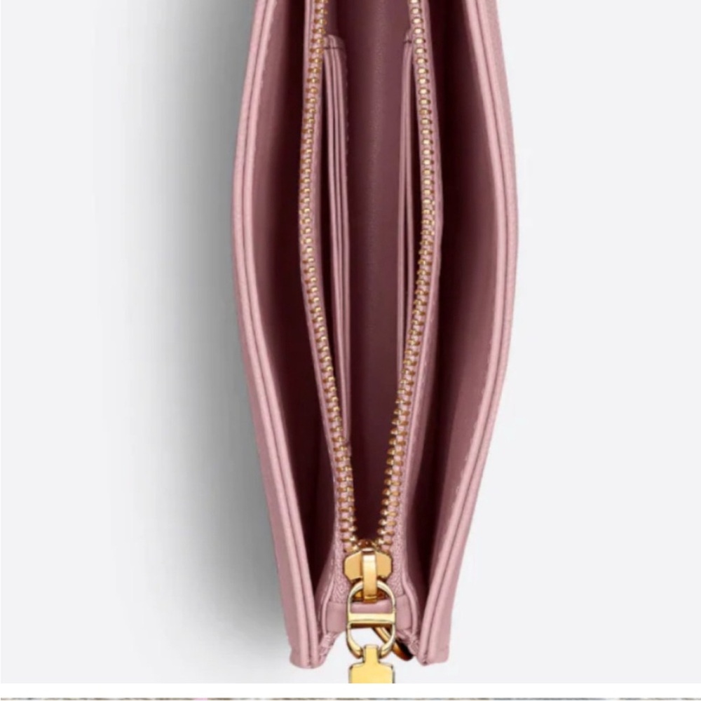 Christian Dior Caro Pouch/Cross Body/WOC Peony Pink - Picture 3 of 14